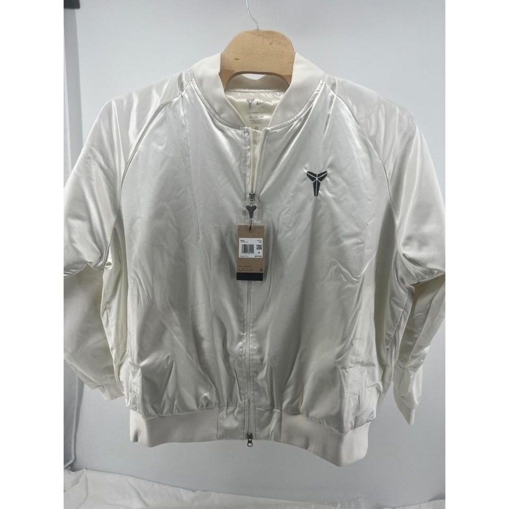 Nike Therma-FIT Kobe Bryant Mamba Mentality Bomber Jacket White Mens XXL